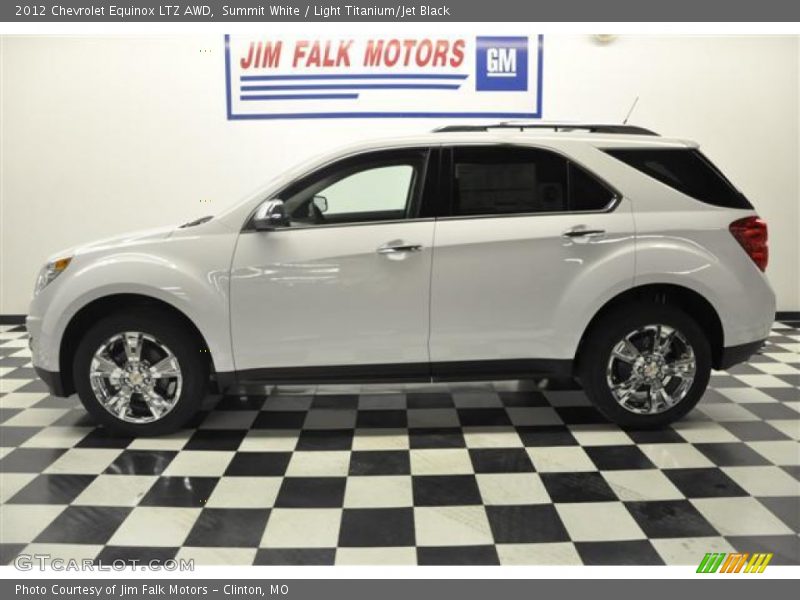 Summit White / Light Titanium/Jet Black 2012 Chevrolet Equinox LTZ AWD