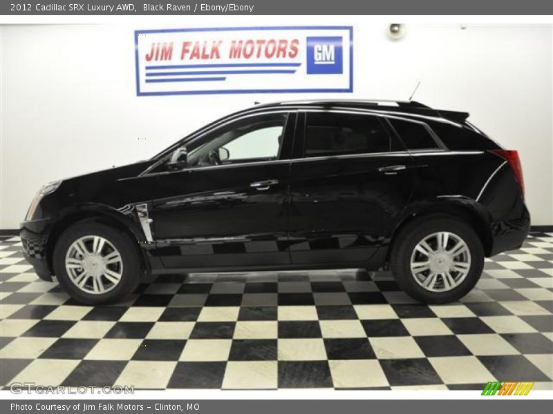 Black Raven / Ebony/Ebony 2012 Cadillac SRX Luxury AWD