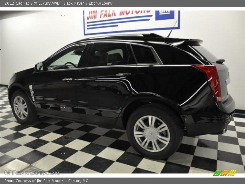 Black Raven / Ebony/Ebony 2012 Cadillac SRX Luxury AWD
