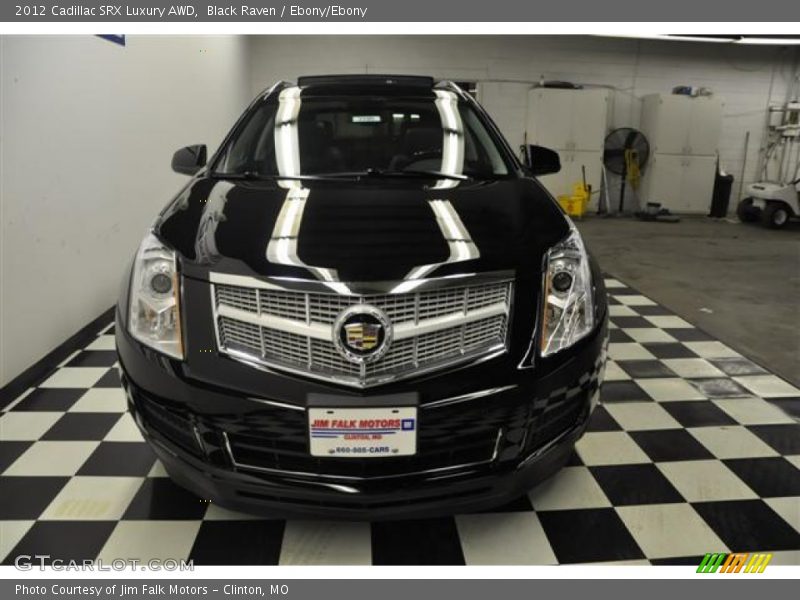 Black Raven / Ebony/Ebony 2012 Cadillac SRX Luxury AWD