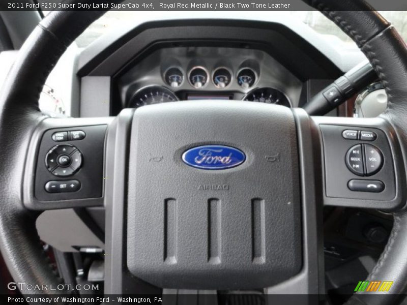  2011 F250 Super Duty Lariat SuperCab 4x4 Steering Wheel