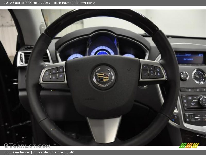 Black Raven / Ebony/Ebony 2012 Cadillac SRX Luxury AWD