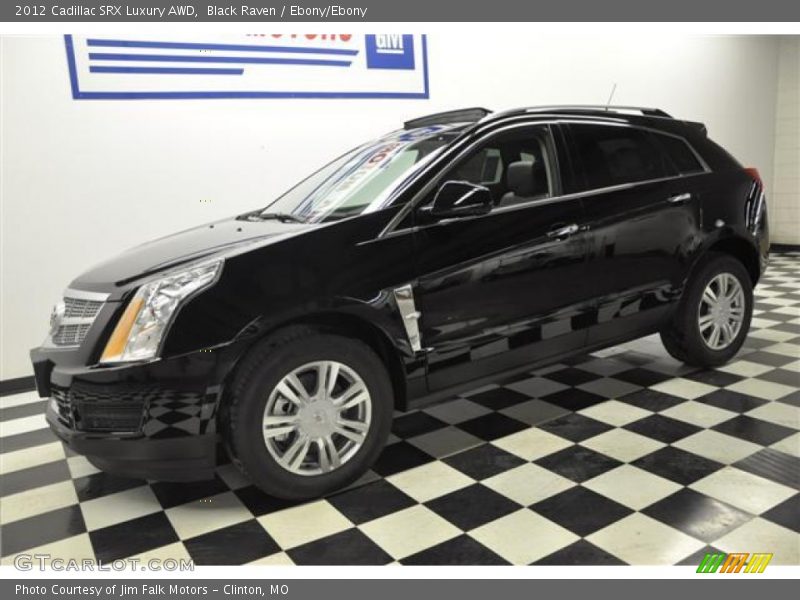 Black Raven / Ebony/Ebony 2012 Cadillac SRX Luxury AWD