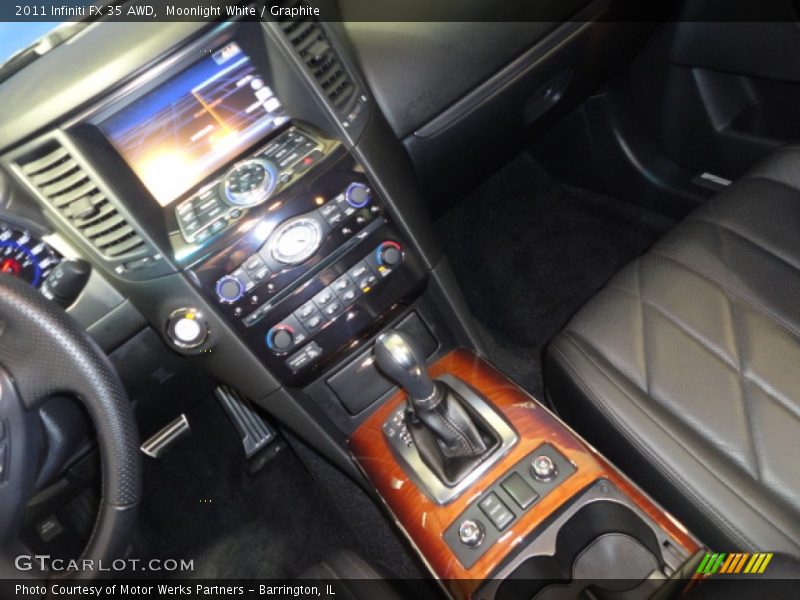 Moonlight White / Graphite 2011 Infiniti FX 35 AWD