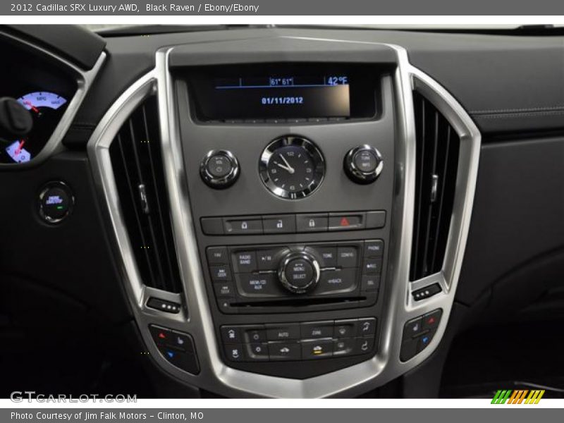 Black Raven / Ebony/Ebony 2012 Cadillac SRX Luxury AWD