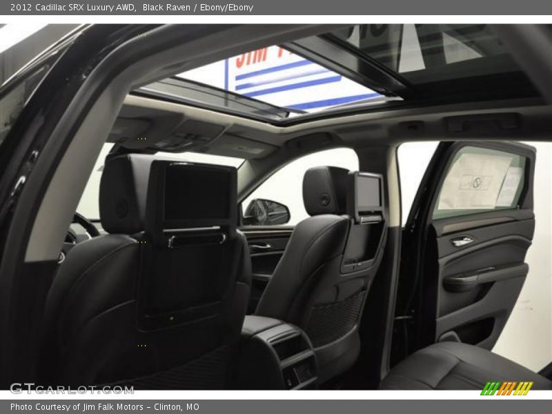 Black Raven / Ebony/Ebony 2012 Cadillac SRX Luxury AWD
