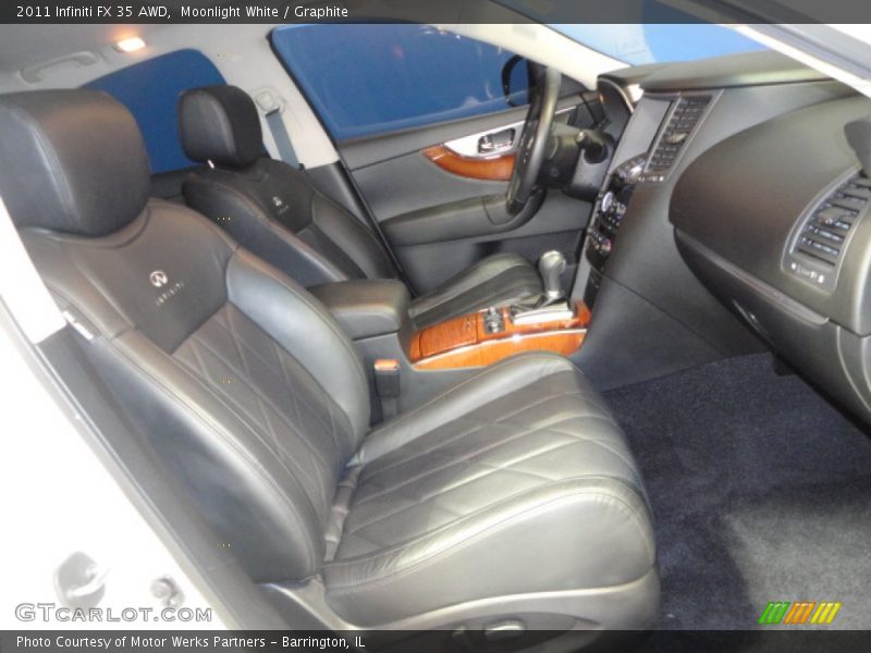 Moonlight White / Graphite 2011 Infiniti FX 35 AWD