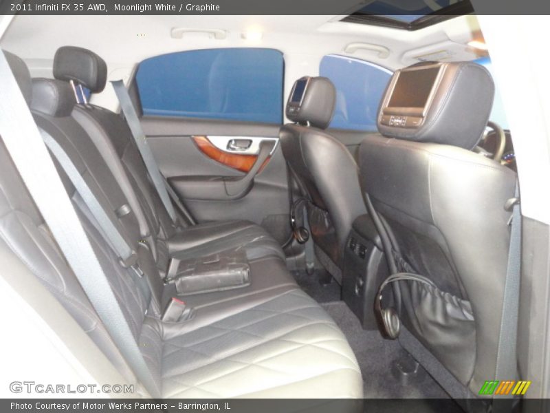 Moonlight White / Graphite 2011 Infiniti FX 35 AWD