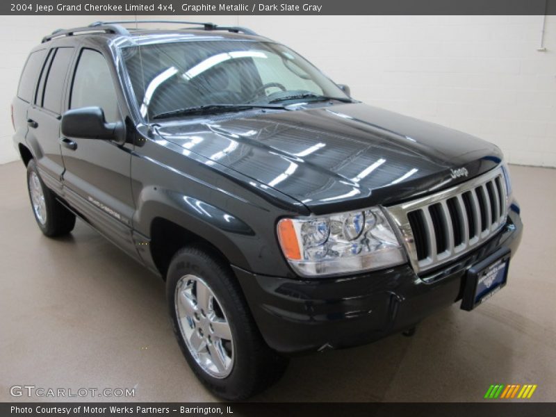 Graphite Metallic / Dark Slate Gray 2004 Jeep Grand Cherokee Limited 4x4
