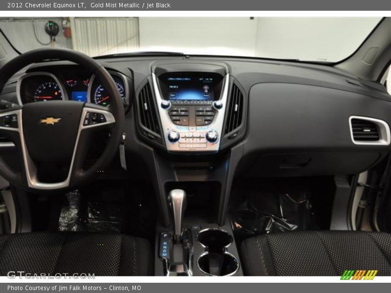 Gold Mist Metallic / Jet Black 2012 Chevrolet Equinox LT