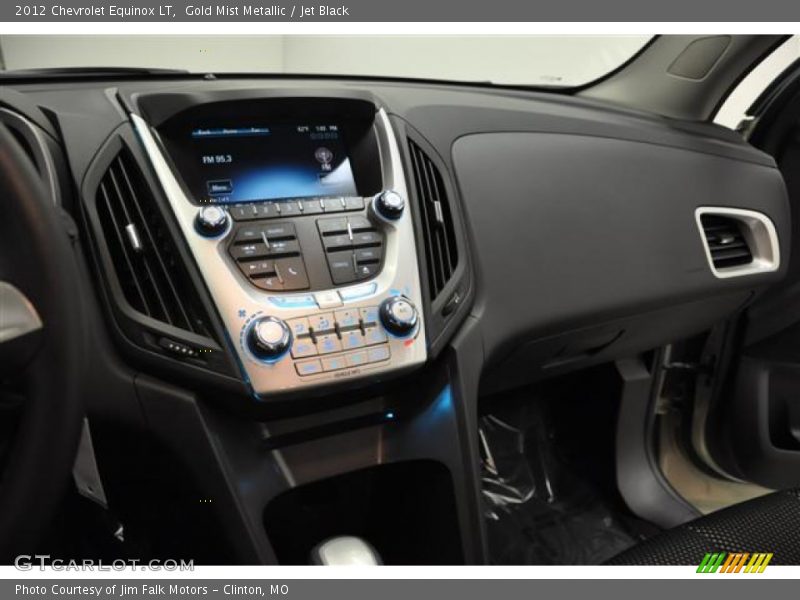 Gold Mist Metallic / Jet Black 2012 Chevrolet Equinox LT