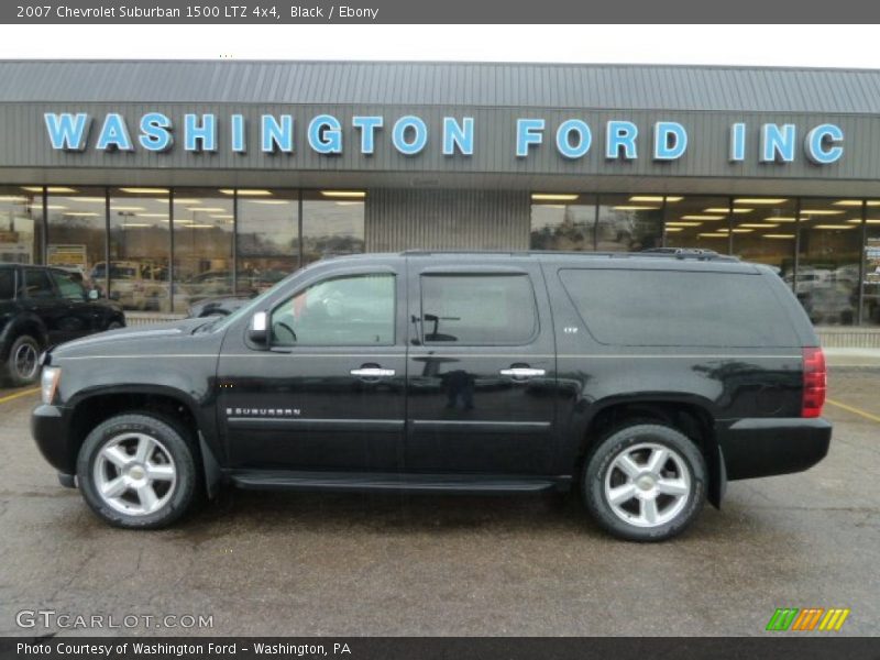 Black / Ebony 2007 Chevrolet Suburban 1500 LTZ 4x4