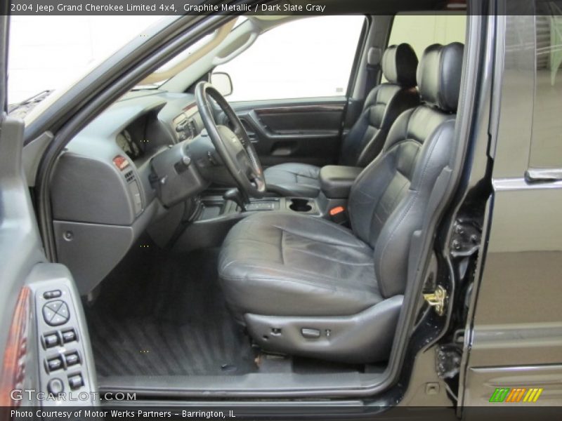 Graphite Metallic / Dark Slate Gray 2004 Jeep Grand Cherokee Limited 4x4