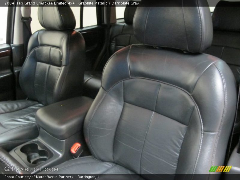 Graphite Metallic / Dark Slate Gray 2004 Jeep Grand Cherokee Limited 4x4