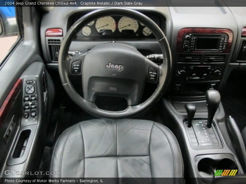 Graphite Metallic / Dark Slate Gray 2004 Jeep Grand Cherokee Limited 4x4