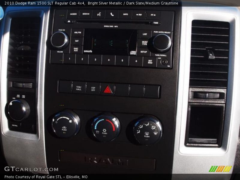 Bright Silver Metallic / Dark Slate/Medium Graystone 2010 Dodge Ram 1500 SLT Regular Cab 4x4
