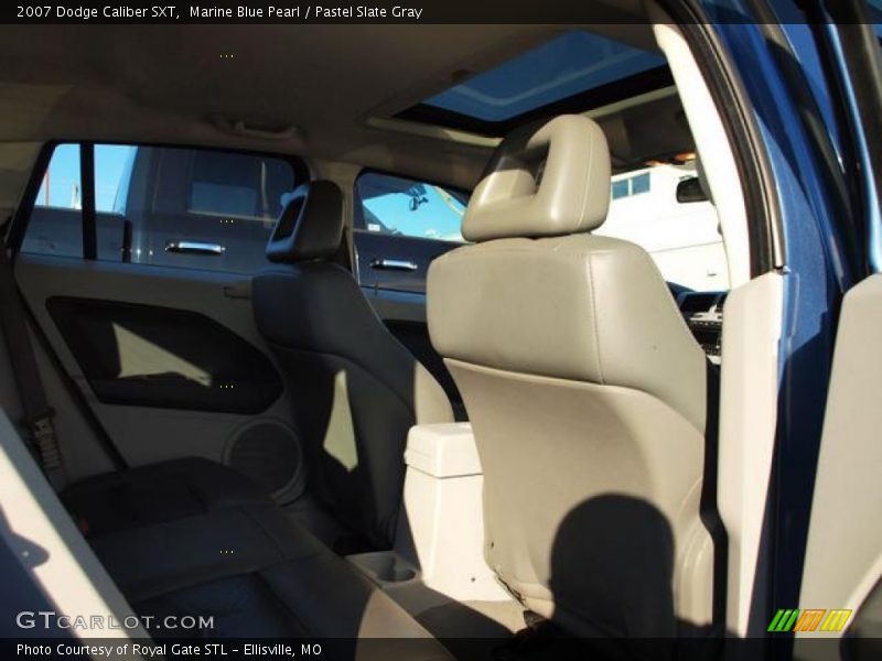 Marine Blue Pearl / Pastel Slate Gray 2007 Dodge Caliber SXT