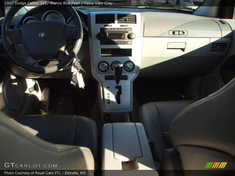 Marine Blue Pearl / Pastel Slate Gray 2007 Dodge Caliber SXT