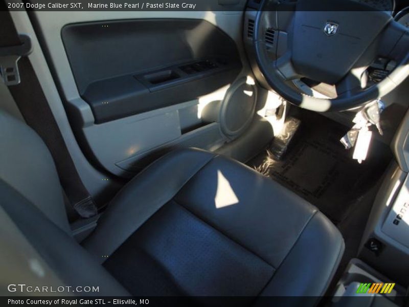 Marine Blue Pearl / Pastel Slate Gray 2007 Dodge Caliber SXT