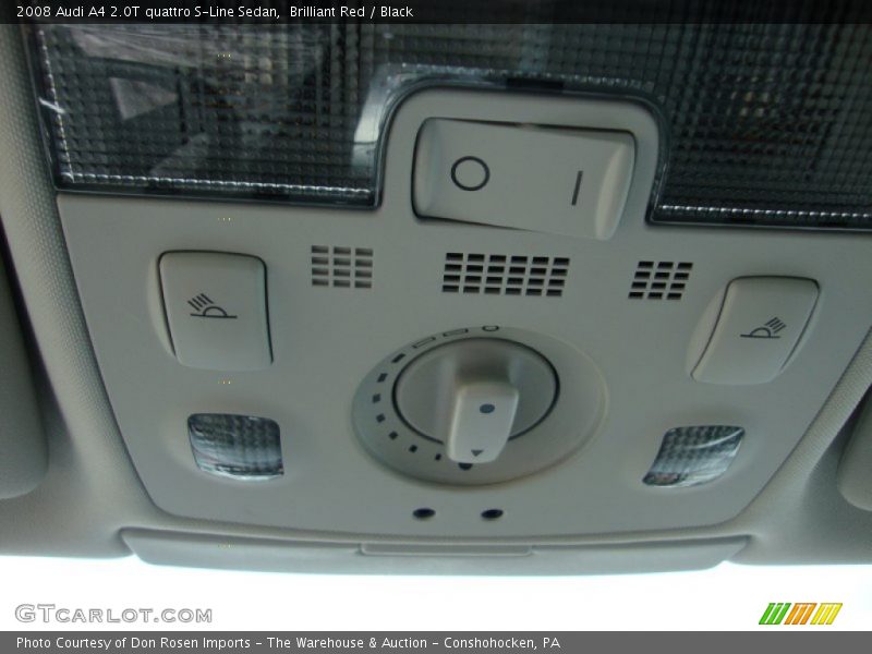 Brilliant Red / Black 2008 Audi A4 2.0T quattro S-Line Sedan