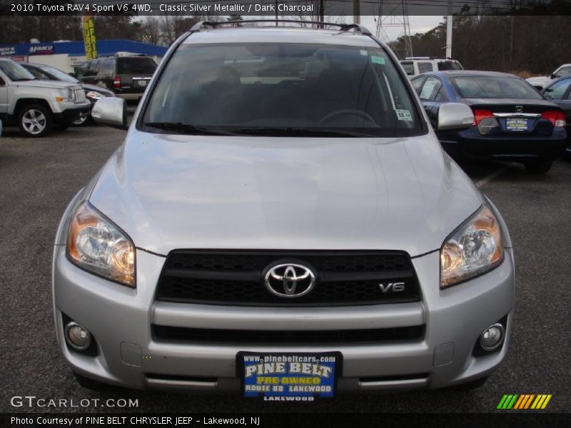 Classic Silver Metallic / Dark Charcoal 2010 Toyota RAV4 Sport V6 4WD