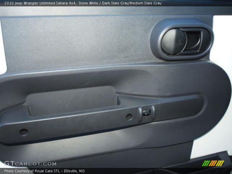 Stone White / Dark Slate Gray/Medium Slate Gray 2010 Jeep Wrangler Unlimited Sahara 4x4