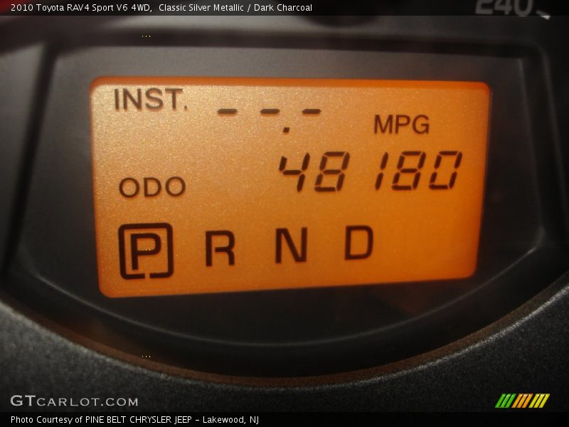 Classic Silver Metallic / Dark Charcoal 2010 Toyota RAV4 Sport V6 4WD