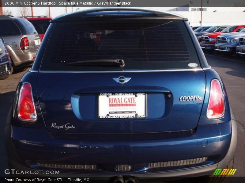 Space Blue Metallic / Grey/Panther Black 2006 Mini Cooper S Hardtop