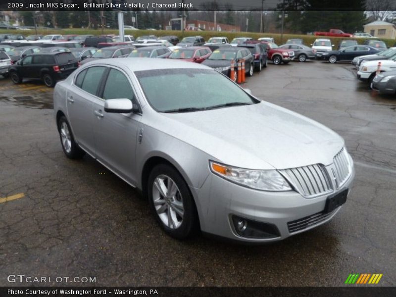 Brilliant Silver Metallic / Charcoal Black 2009 Lincoln MKS Sedan