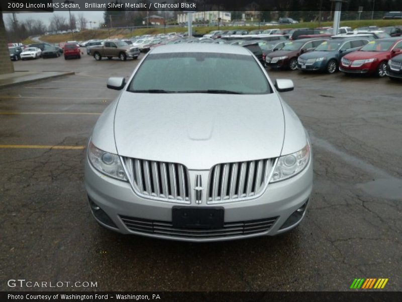 Brilliant Silver Metallic / Charcoal Black 2009 Lincoln MKS Sedan