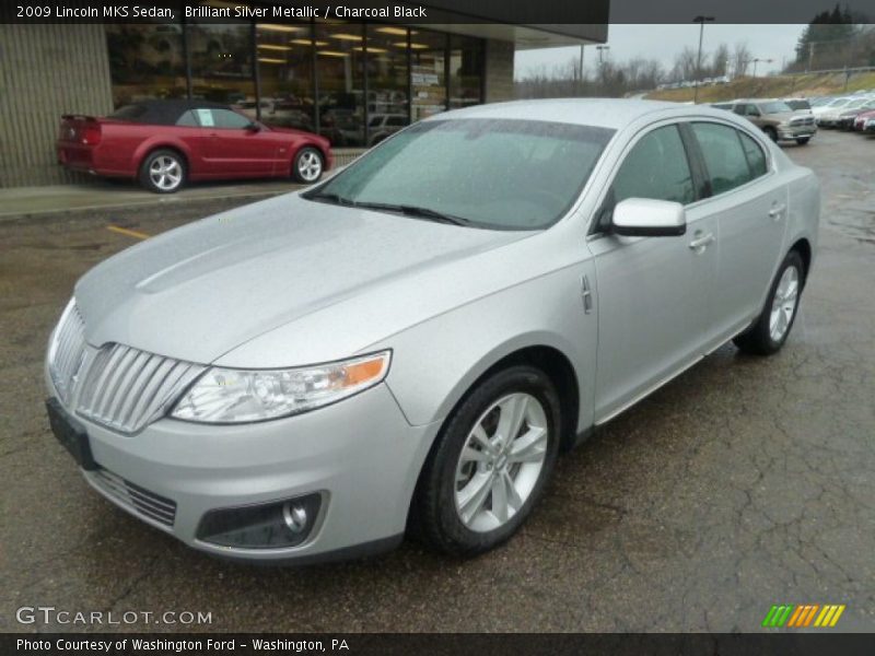 Brilliant Silver Metallic / Charcoal Black 2009 Lincoln MKS Sedan