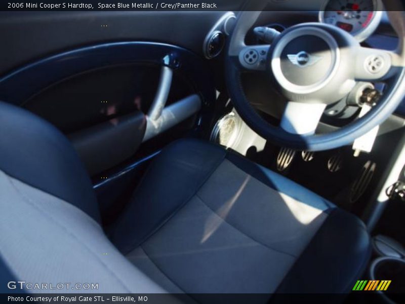 Space Blue Metallic / Grey/Panther Black 2006 Mini Cooper S Hardtop