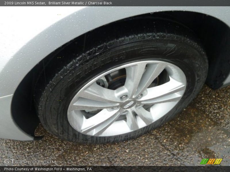 Brilliant Silver Metallic / Charcoal Black 2009 Lincoln MKS Sedan