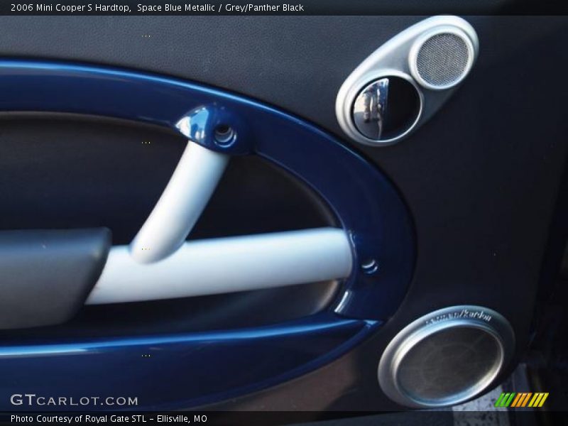 Space Blue Metallic / Grey/Panther Black 2006 Mini Cooper S Hardtop