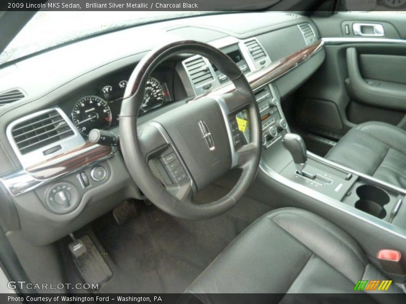 Brilliant Silver Metallic / Charcoal Black 2009 Lincoln MKS Sedan