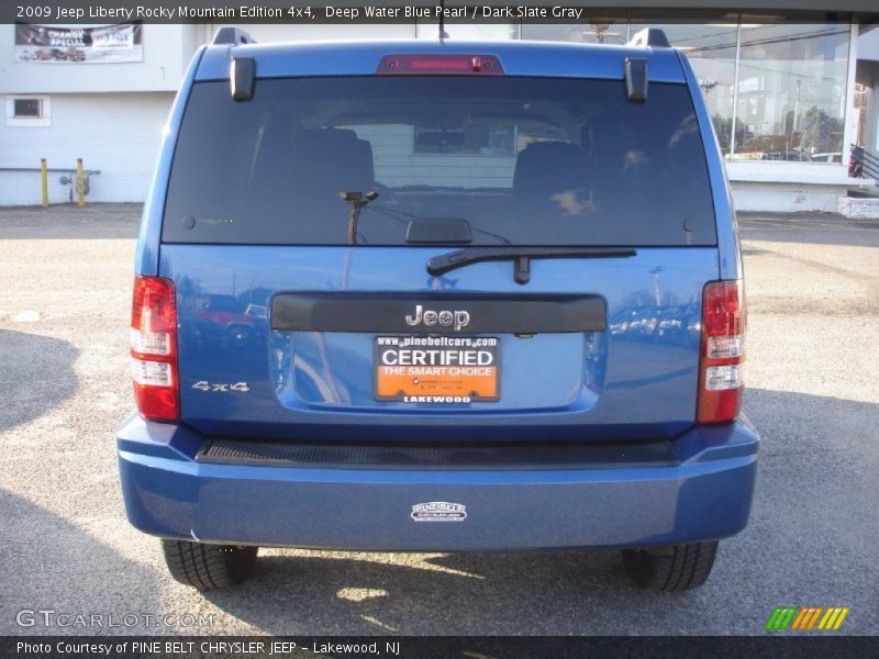 Deep Water Blue Pearl / Dark Slate Gray 2009 Jeep Liberty Rocky Mountain Edition 4x4