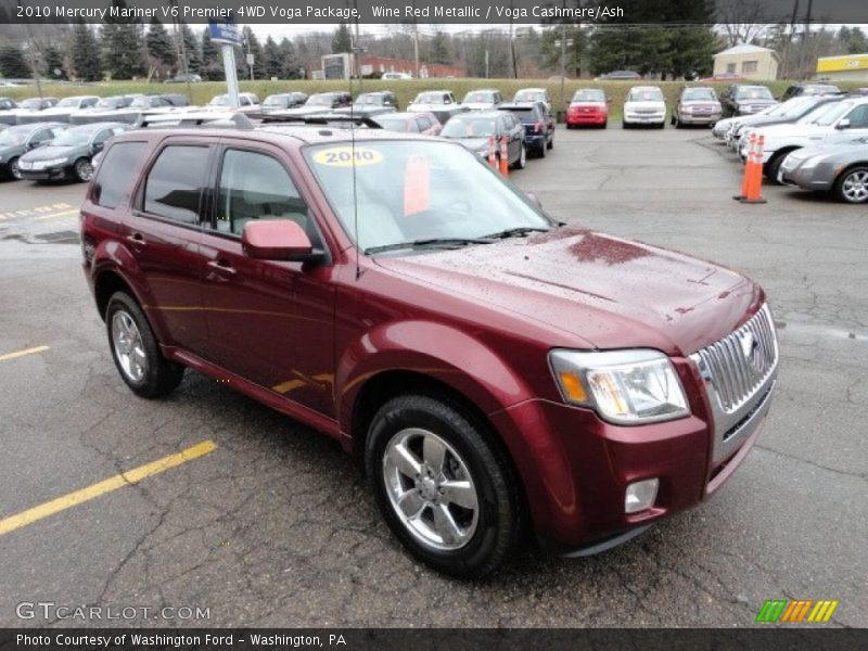 Front 3/4 View of 2010 Mariner V6 Premier 4WD Voga Package