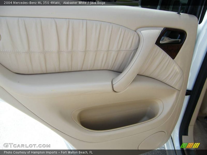 Alabaster White / Java Beige 2004 Mercedes-Benz ML 350 4Matic