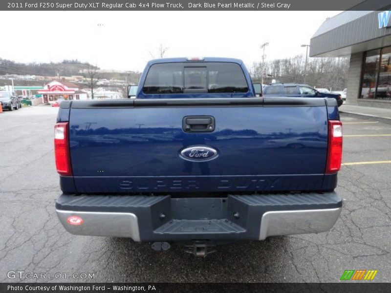  2011 F250 Super Duty XLT Regular Cab 4x4 Plow Truck Dark Blue Pearl Metallic
