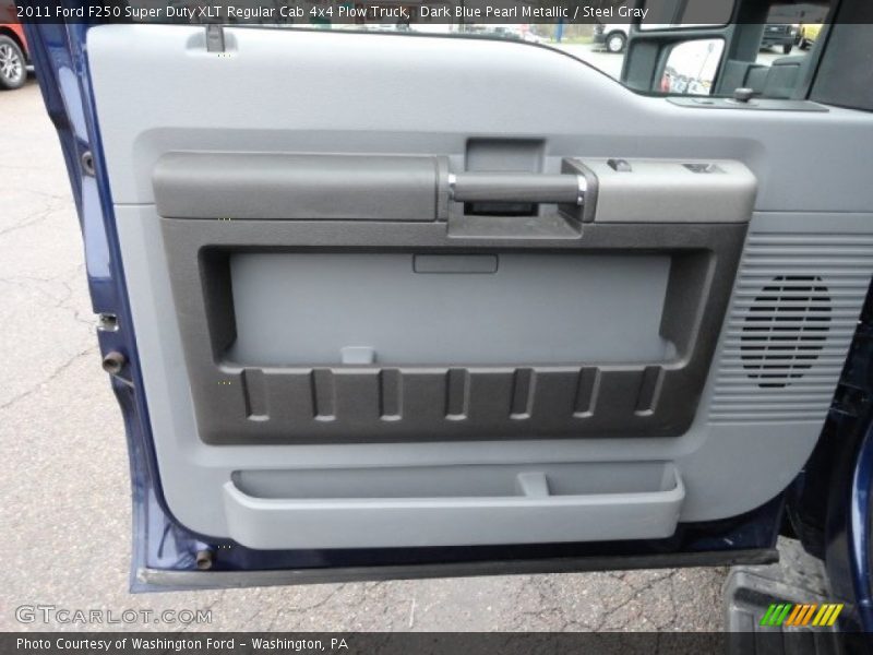 Door Panel of 2011 F250 Super Duty XLT Regular Cab 4x4 Plow Truck