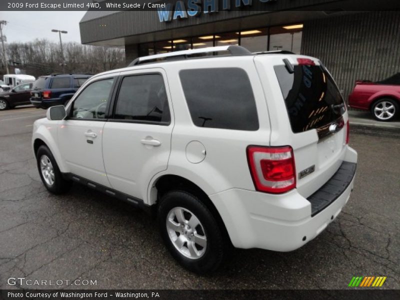 White Suede / Camel 2009 Ford Escape Limited 4WD