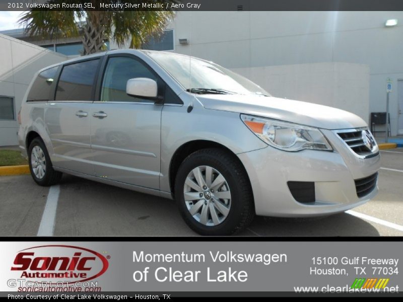 Mercury Silver Metallic / Aero Gray 2012 Volkswagen Routan SEL