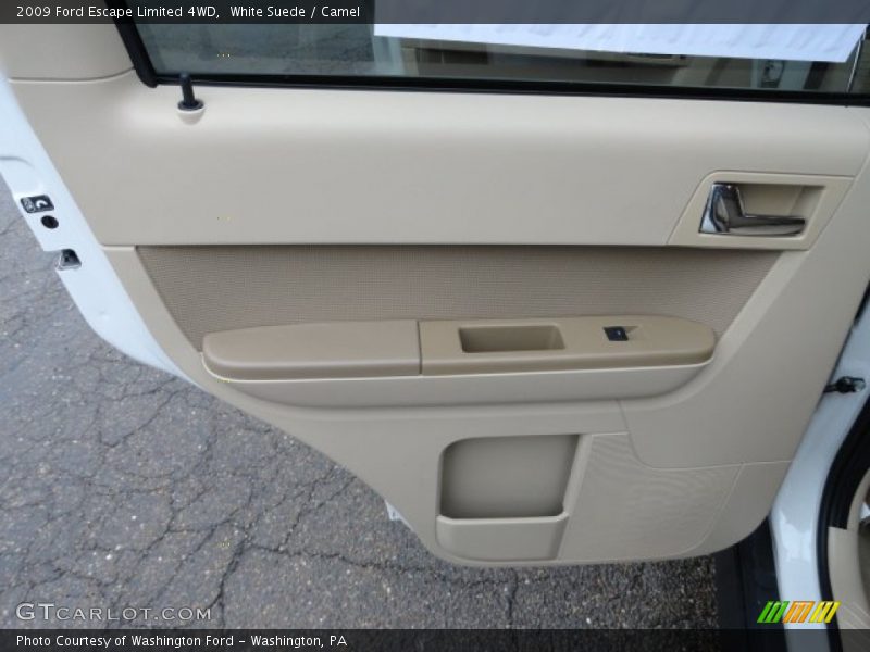 White Suede / Camel 2009 Ford Escape Limited 4WD