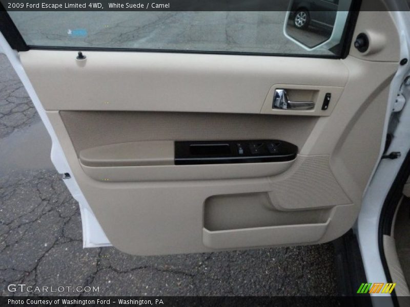 White Suede / Camel 2009 Ford Escape Limited 4WD