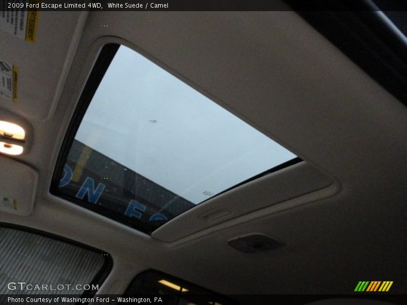 White Suede / Camel 2009 Ford Escape Limited 4WD