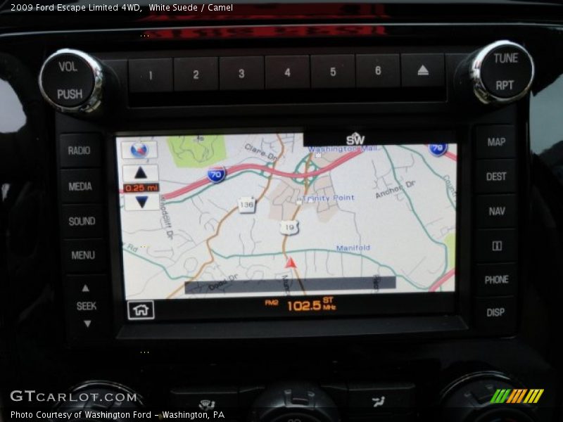 Navigation of 2009 Escape Limited 4WD