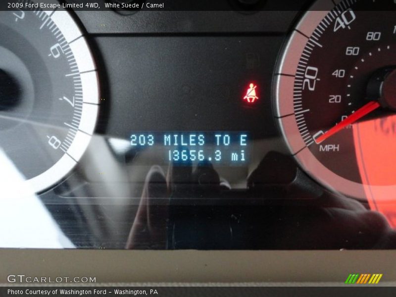 White Suede / Camel 2009 Ford Escape Limited 4WD