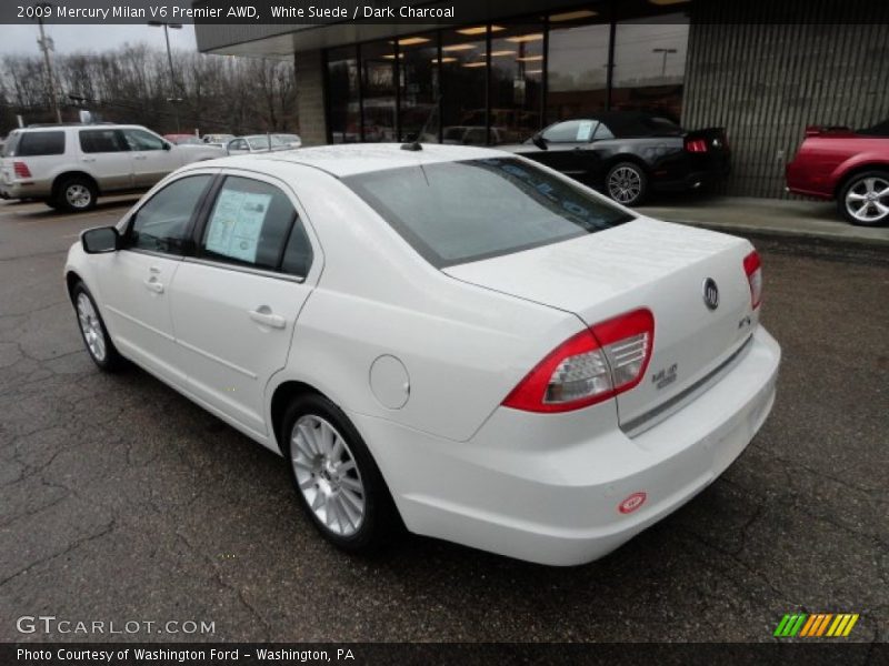 White Suede / Dark Charcoal 2009 Mercury Milan V6 Premier AWD