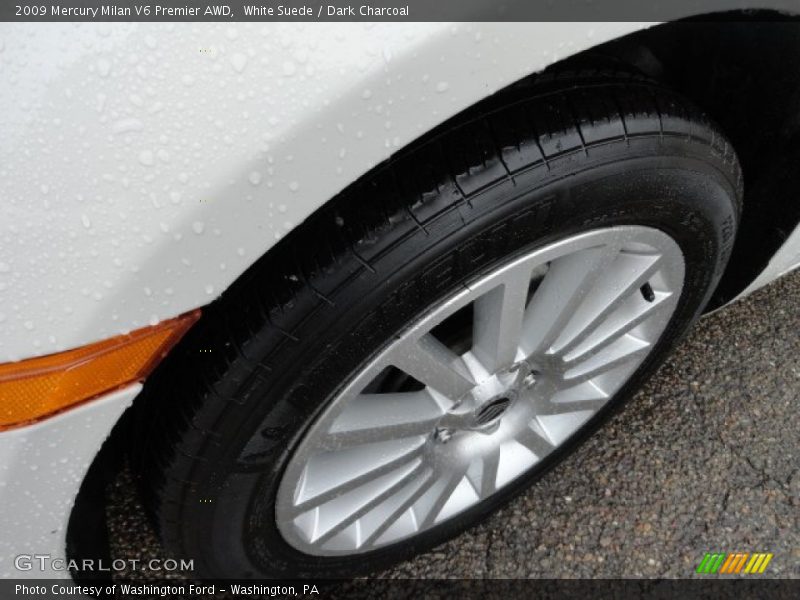 White Suede / Dark Charcoal 2009 Mercury Milan V6 Premier AWD