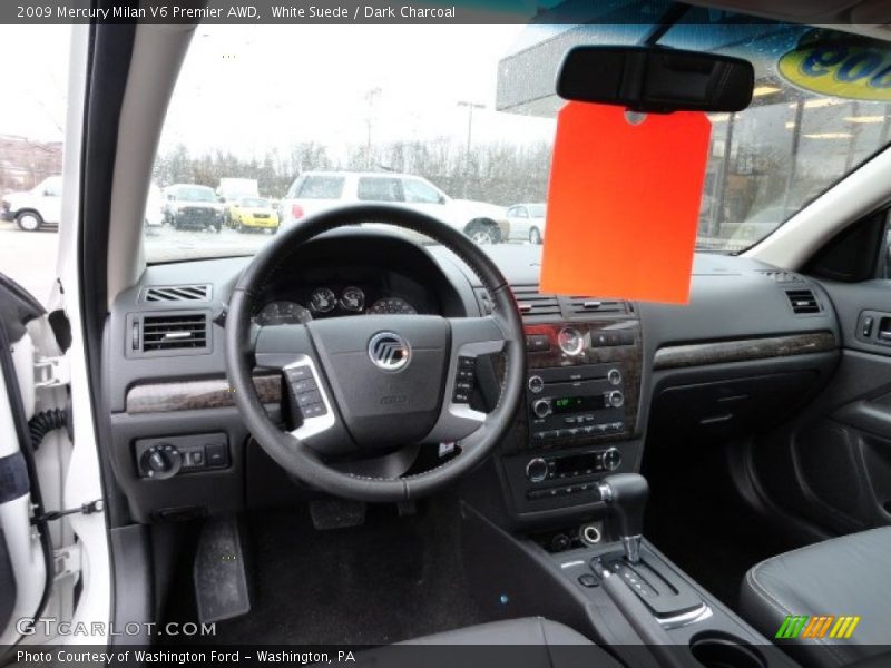 White Suede / Dark Charcoal 2009 Mercury Milan V6 Premier AWD